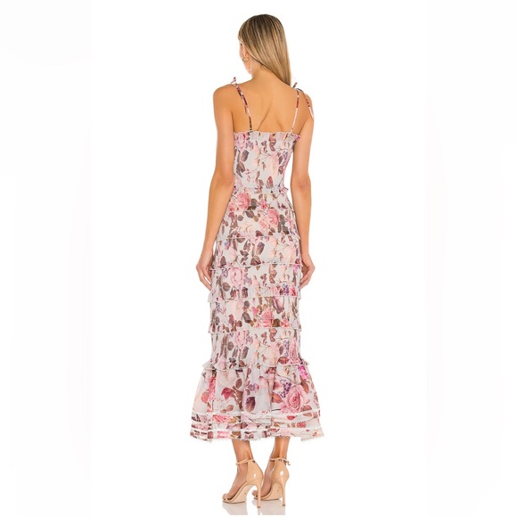 V. Chapman Geranium Dress in Garden Rose - Picture 3 of 14